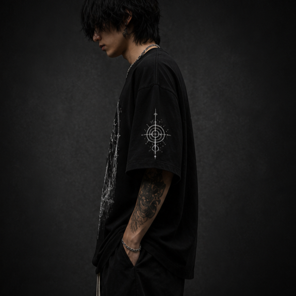 KAER “Crowned Martyr” Oversized Heavyweight T-Shirt