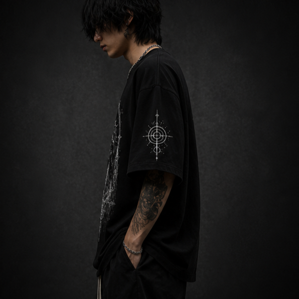 KAER “Crowned Martyr” Oversized Heavyweight T-Shirt