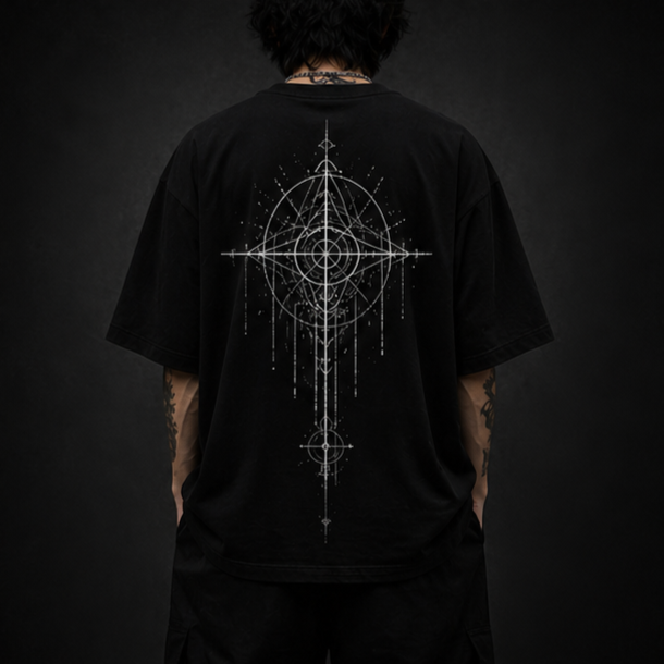 KAER “Crowned Martyr” Oversized Heavyweight T-Shirt