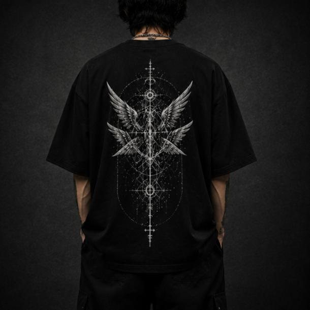 KAER “Seraphim” Oversized Heavyweight T-Shirt