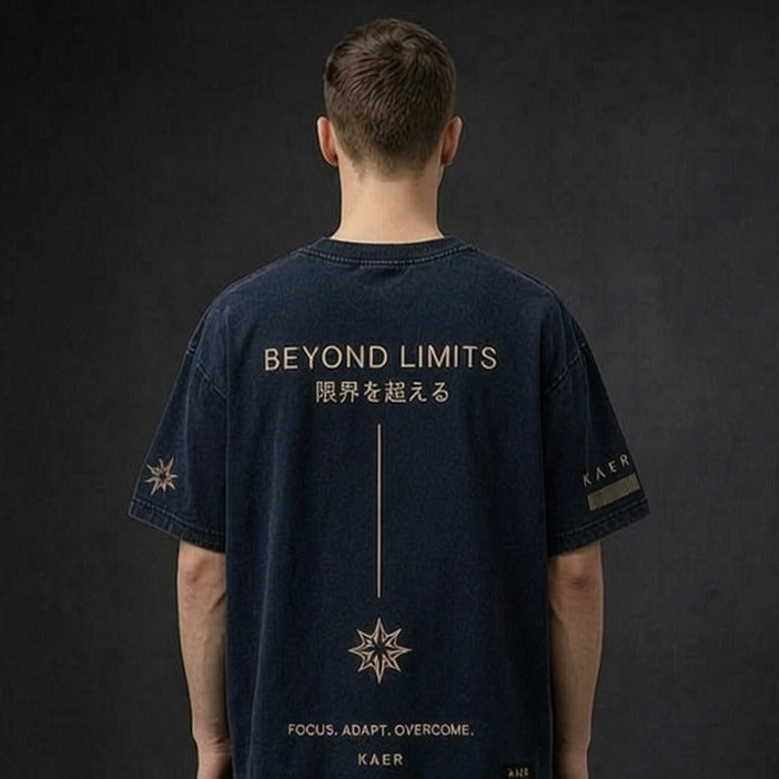 KAER "Beyond Limits" Heavyweight Oversized Tee