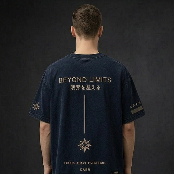 KAER "Beyond Limits" Heavyweight Oversized Tee