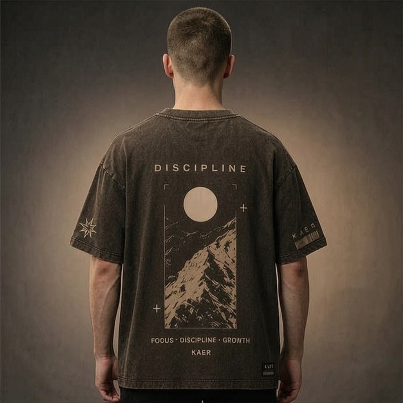 KAER "Discipline Builds" Oversized Tee