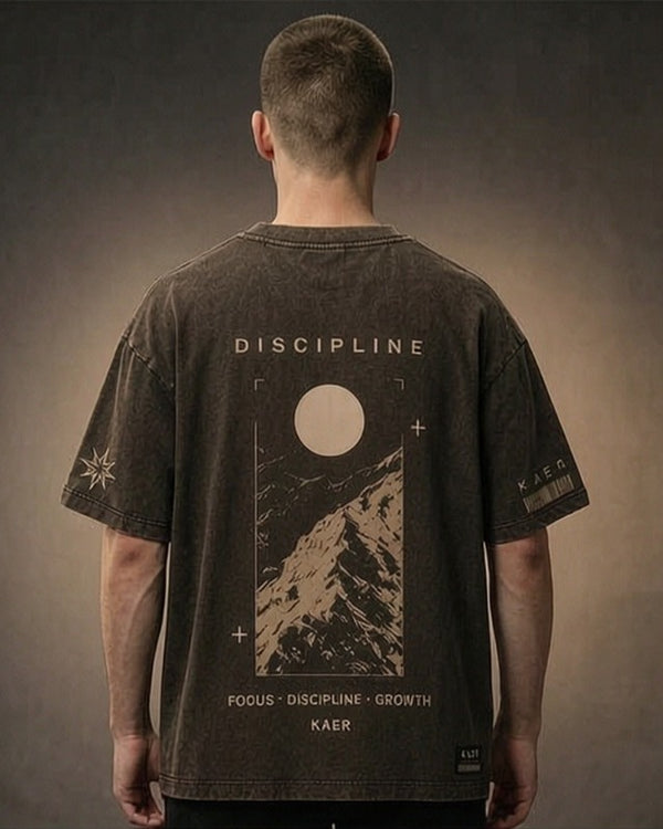 KAER "Discipline Builds" Oversized Tee