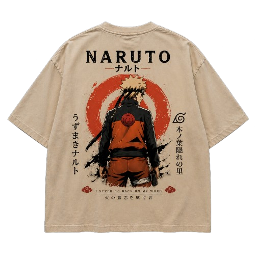 Legacy of the Ninja – Naruto Streetwear Tee (Back Print)