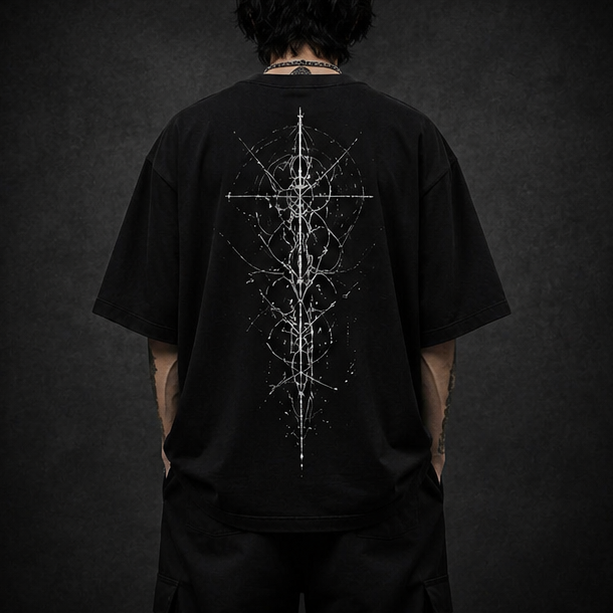KAER “Fallen Angel” Oversized Heavyweight T-Shirt