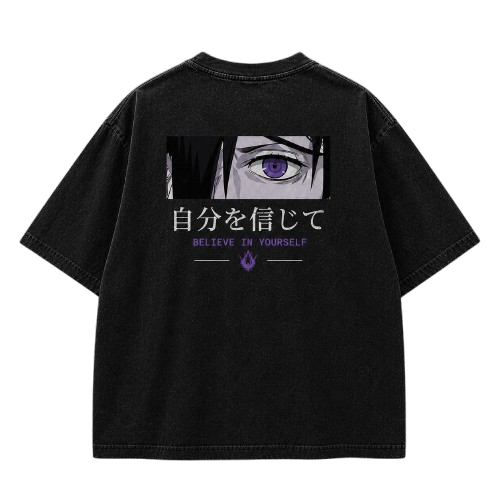 Believe In Yourself – Minimal Anime Tee (Back Print)